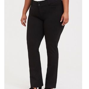 Torrid Slim Bootcut Black Pants Size 18W